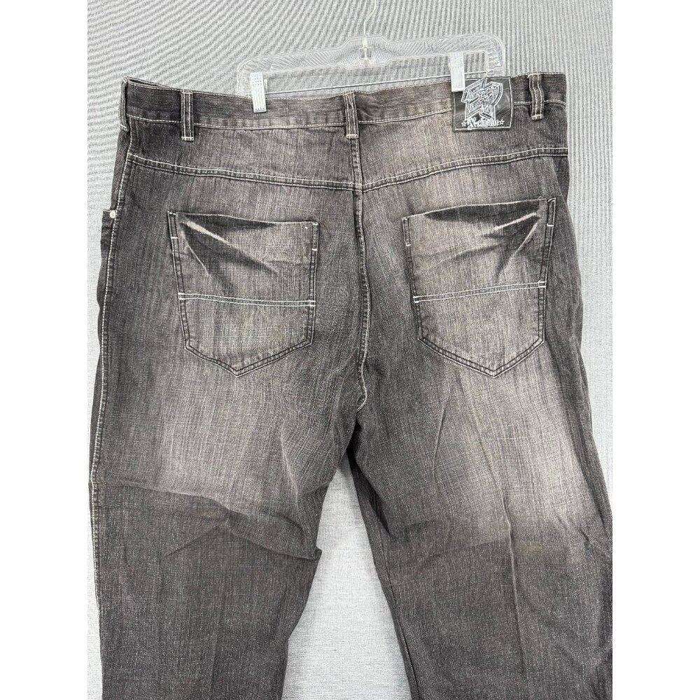 X-Clusive by South Pole Baggy Y2K Jeans Mens 48x28 Hip Hop Streetwear Fade